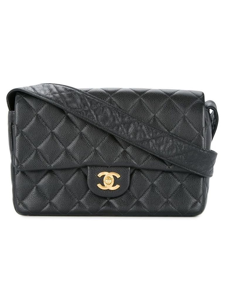 Chanel Pre-Owned quilted CC shoulder bag - Black