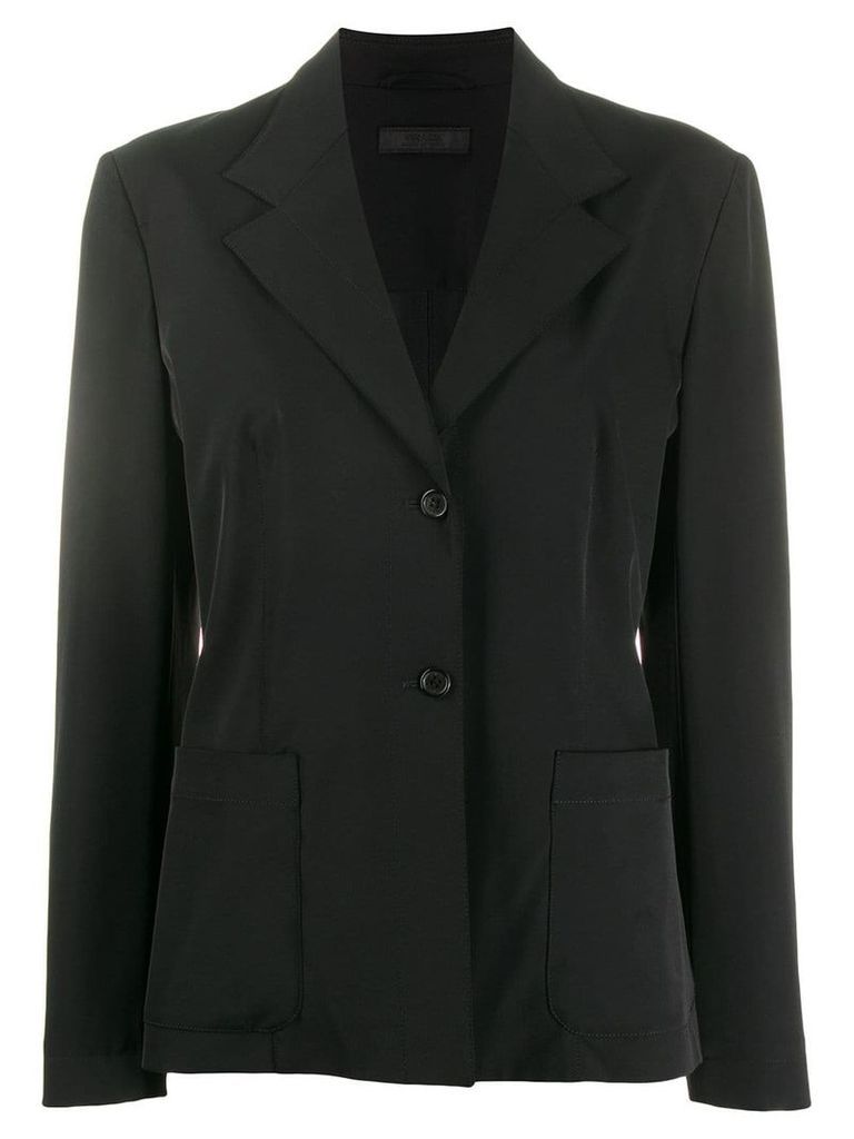 PRADA PRE-OWNED slim buttoned blazer - Black