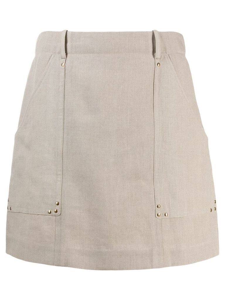 Céline Pre-Owned 2000's A-line skirt - Neutrals