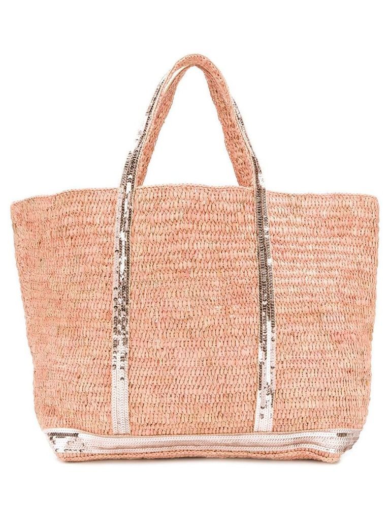 Vanessa Bruno large woven tote - Pink