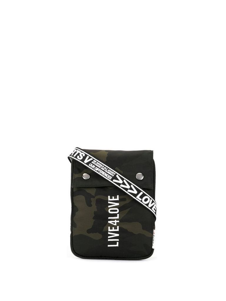 Ports V Live 4 Love camouflage crossbody pouch - Green