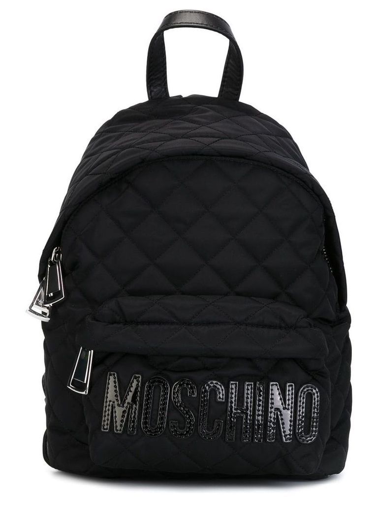 Moschino quilted backpack - Black