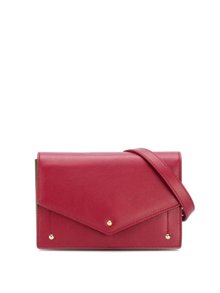 Sara Battaglia envelope belt bag - Red