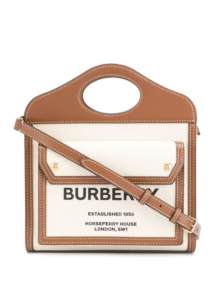 Burberry printed tote bag - Neutrals