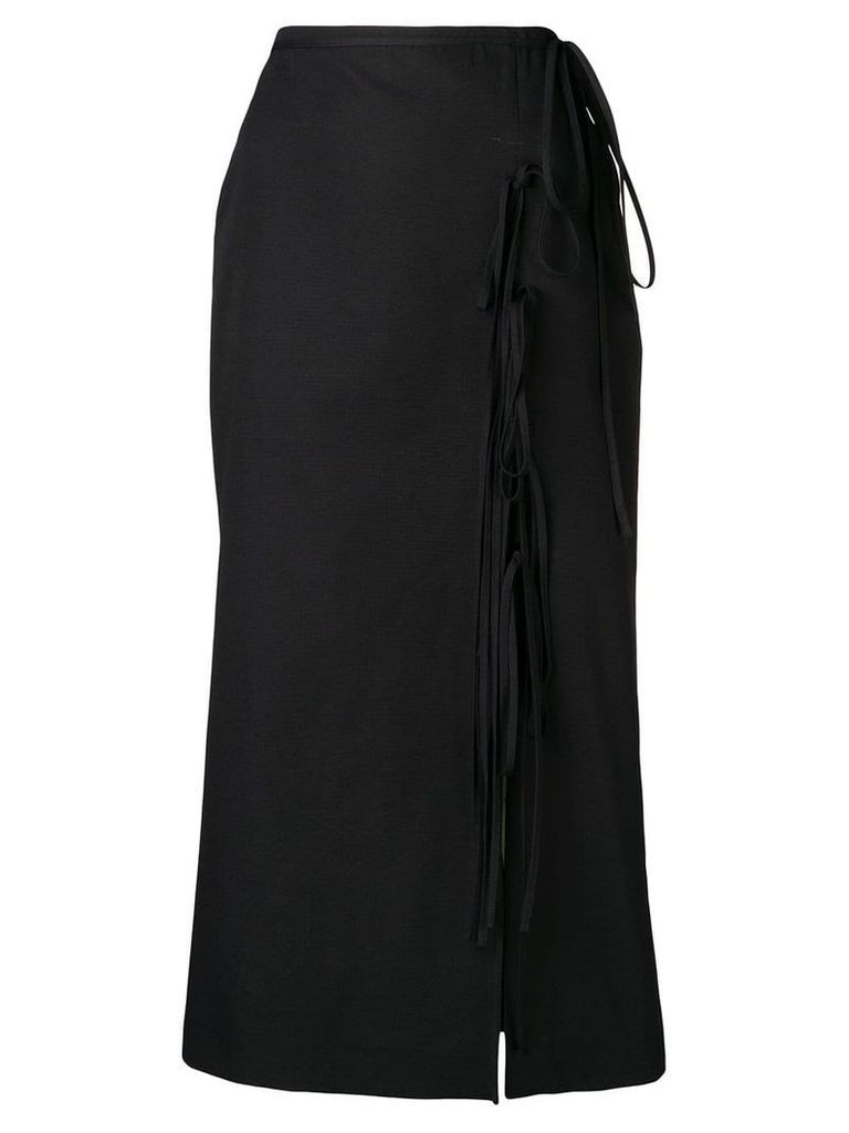 Brock Collection wrap midi skirt - Black