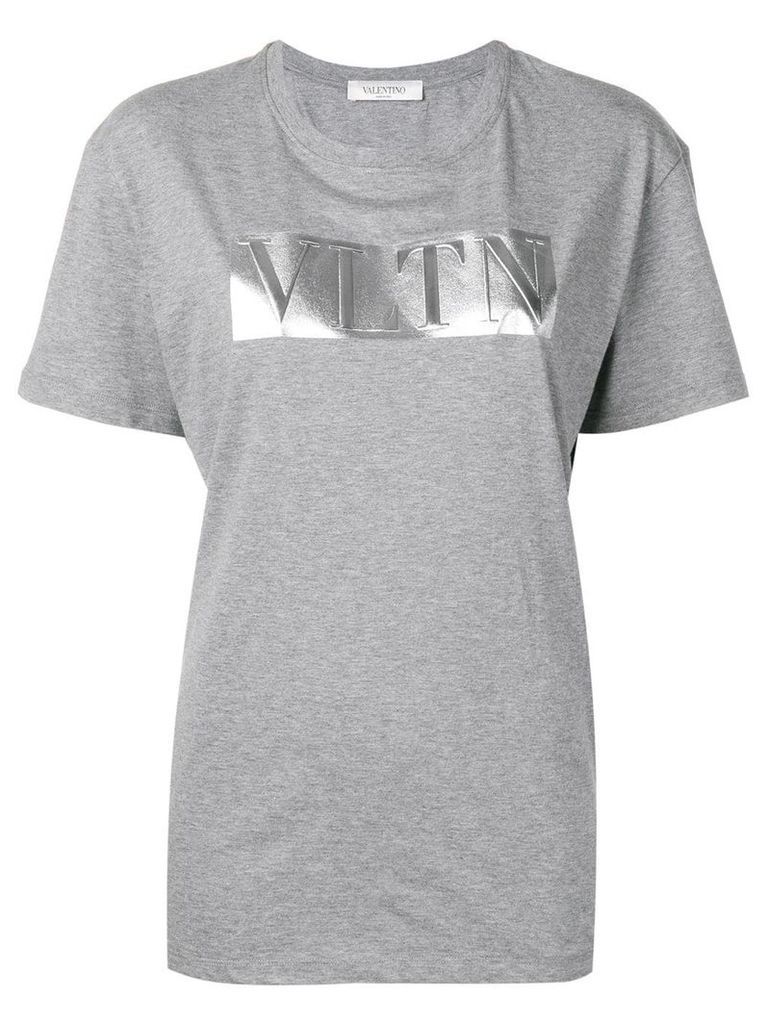 Valentino VLNT print T-shirt - Grey