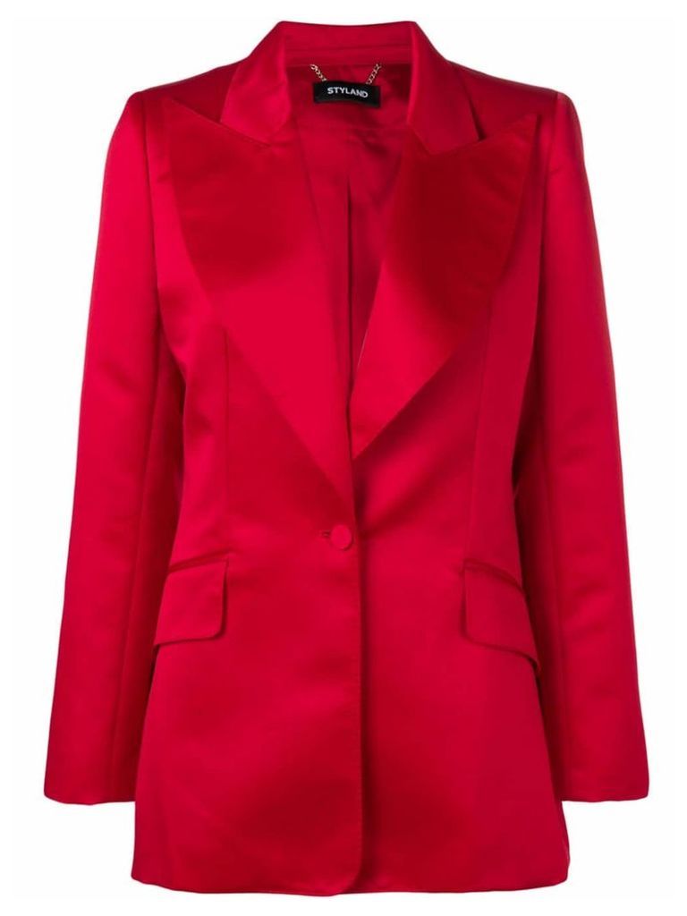 Styland single-breasted blazer - Red