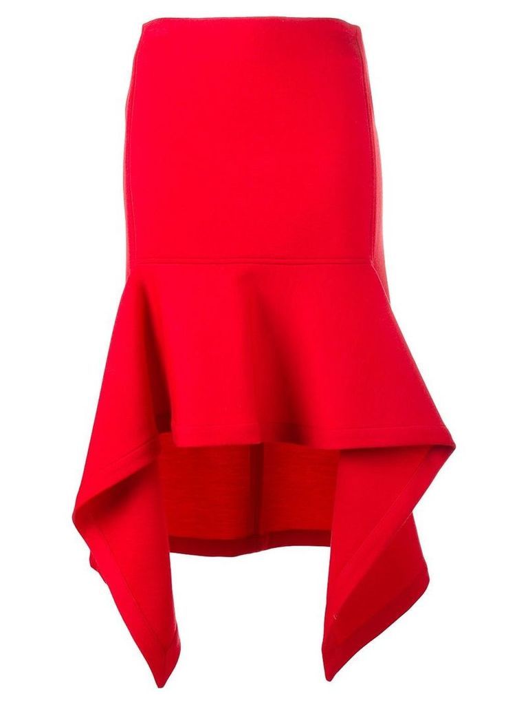 Marni asymmetric skirt - Red