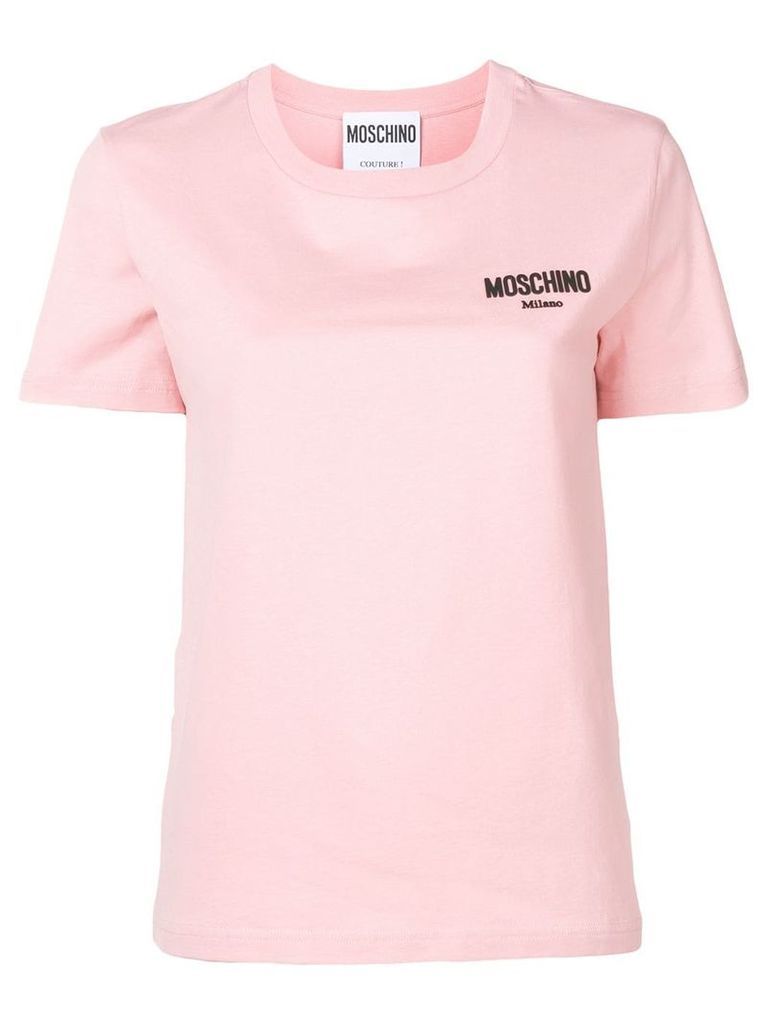 Moschino small logo T-shirt - Pink