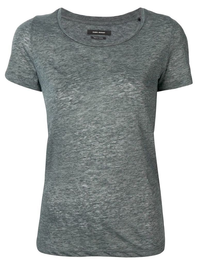 Isabel Marant ribbed T-shirt - Grey