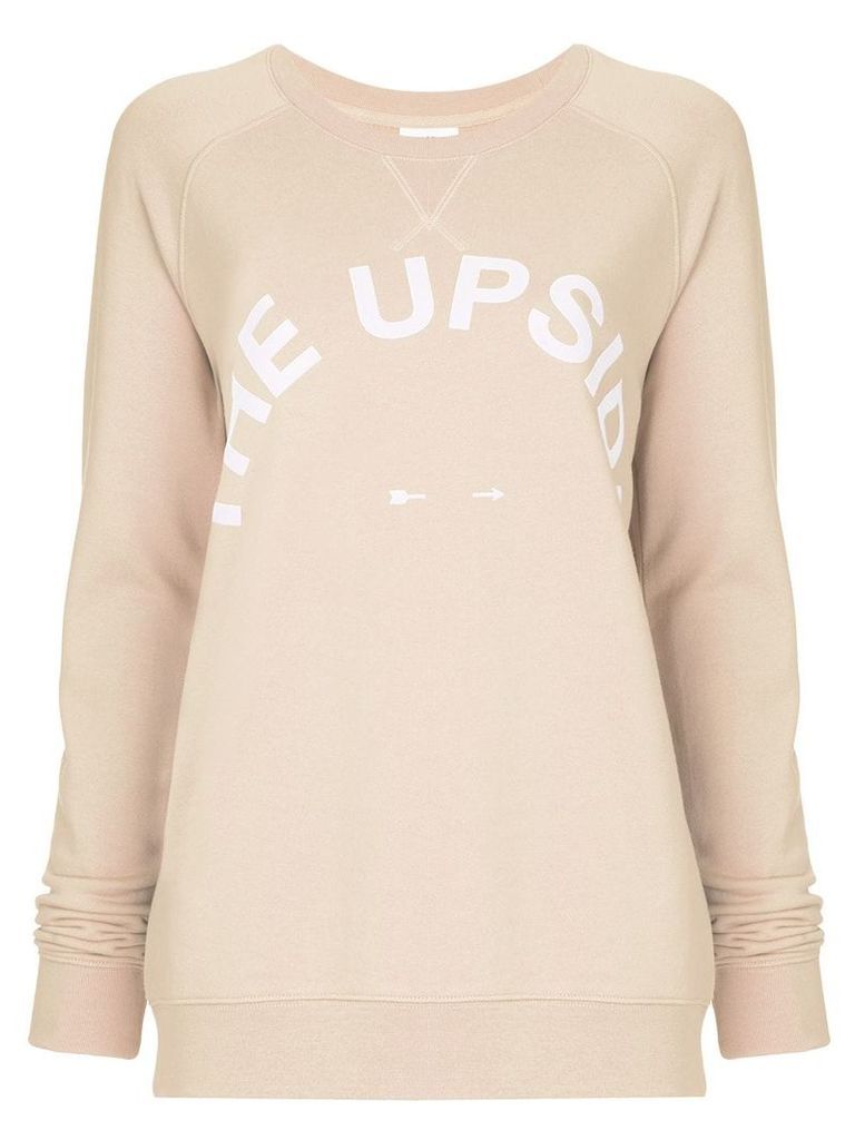 The Upside logo sweater - Neutrals