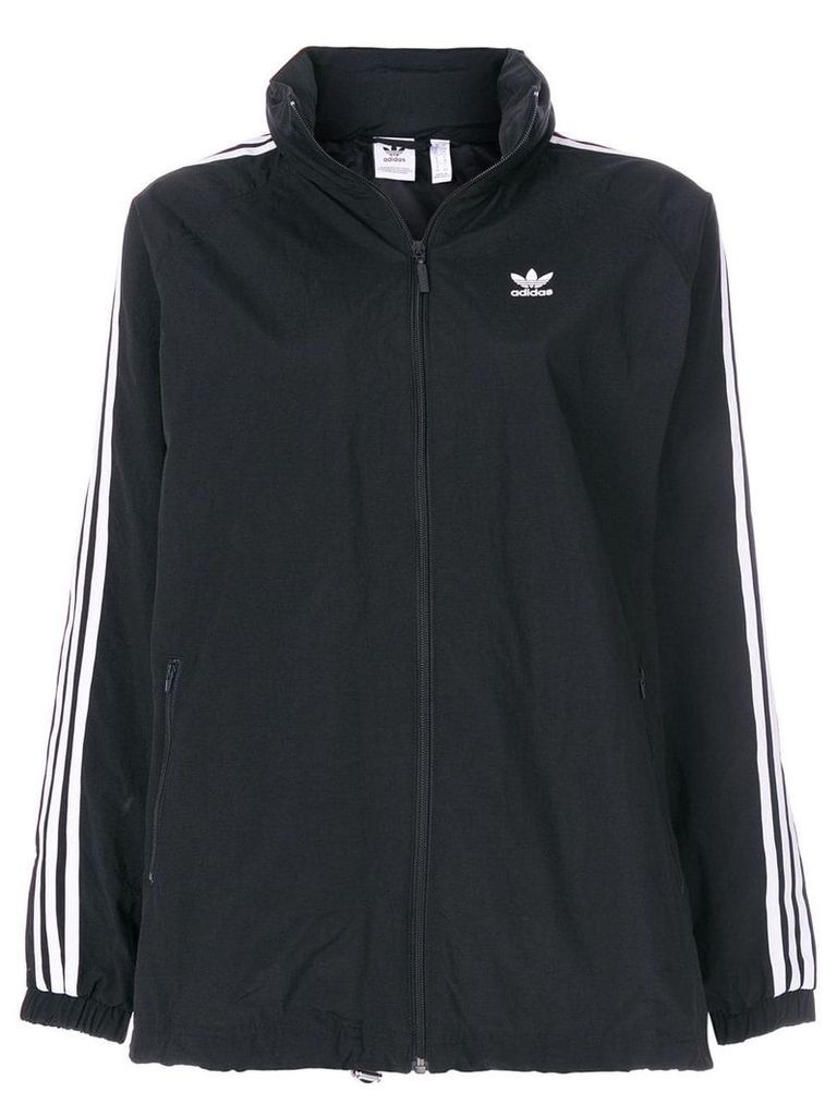Adidas Adidas Originals 3-Striped windbreaker jacket - Black