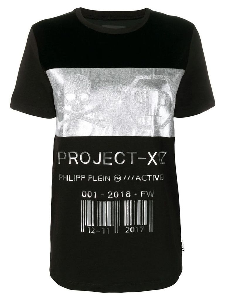 Philipp Plein logo printed T-shirt - Black