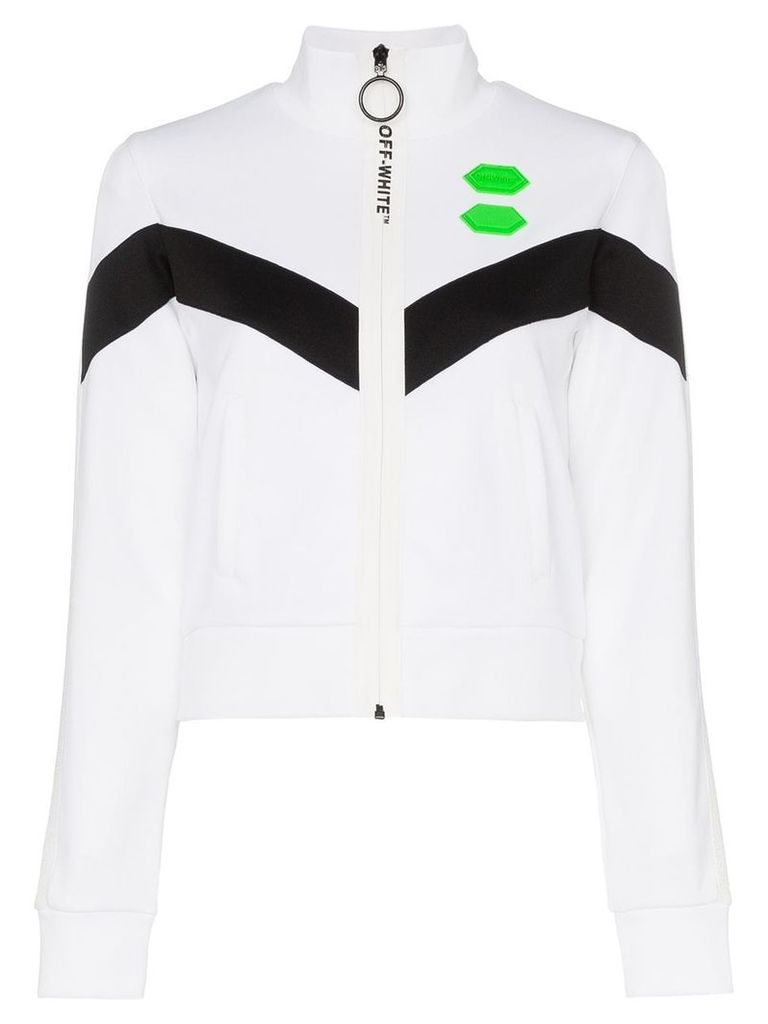 Off-White high neck logo track jacket