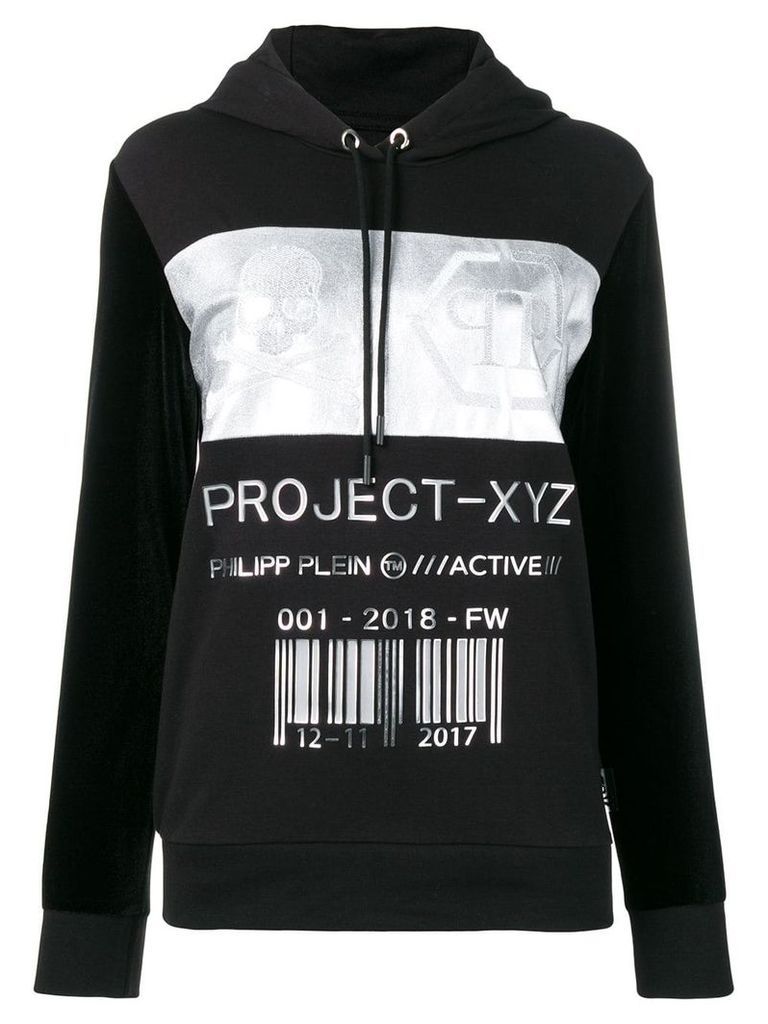 Philipp Plein XYZ Code hoodie - Black
