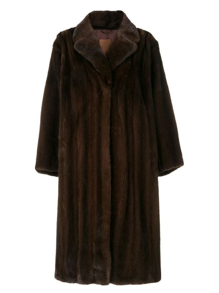 Liska mid-length coat - Brown