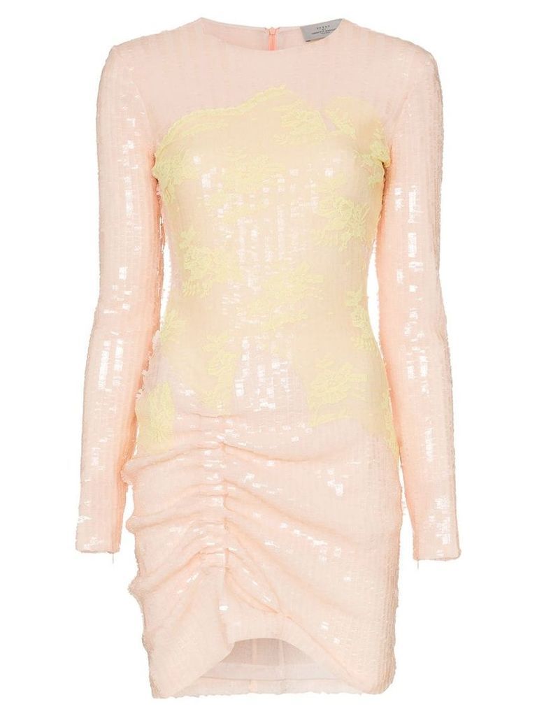 Preen By Thornton Bregazzi Michelle sequinned lace mini dress -