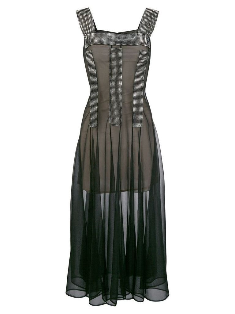 Christopher Kane crystal mesh dress - Black