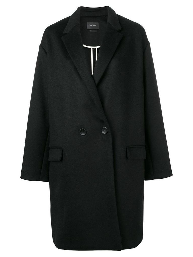 Isabel Marant oversized single-breasted coat - Black