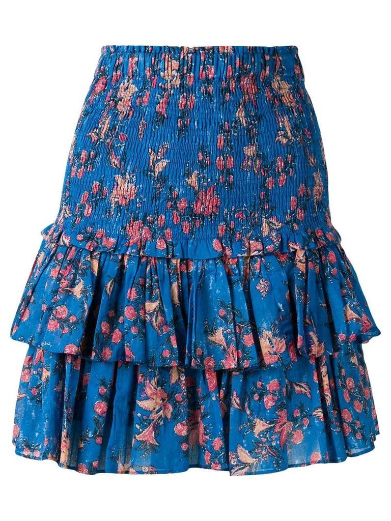 Isabel Marant Étoile floral-print skirt - Blue