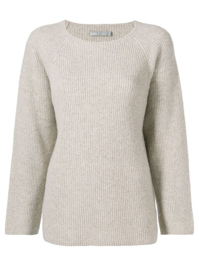 Vince ribbed knit sweater - Neutrals