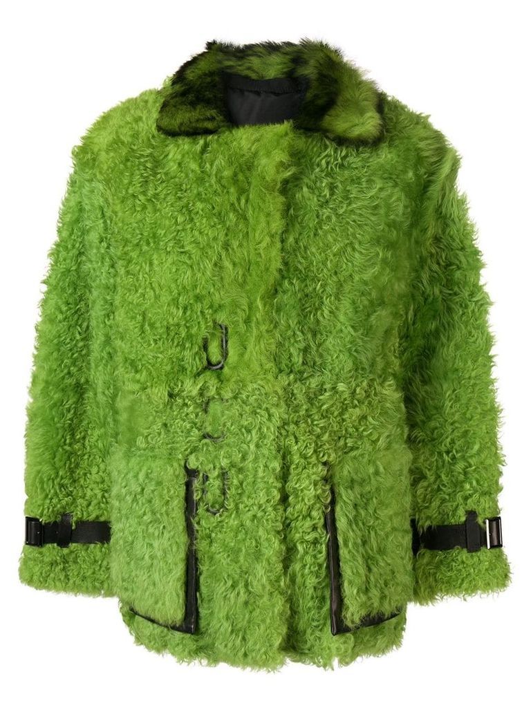 Tom Ford oversized shearing coat - Green