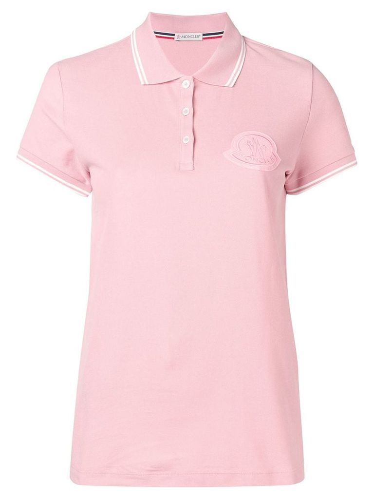Moncler basic polo shirt - Pink
