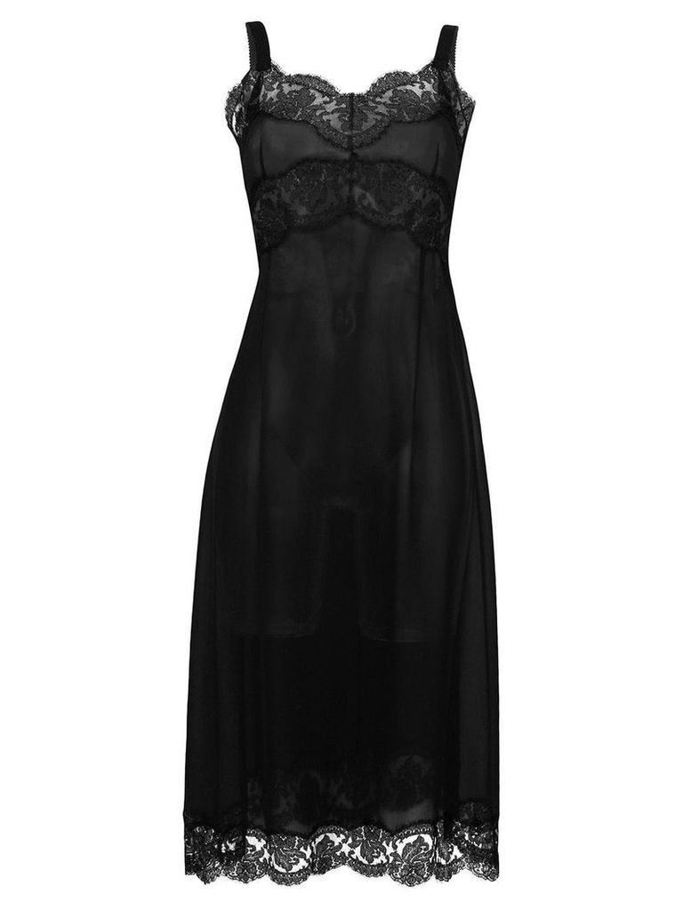 Dolce & Gabbana lace petticoat - Black
