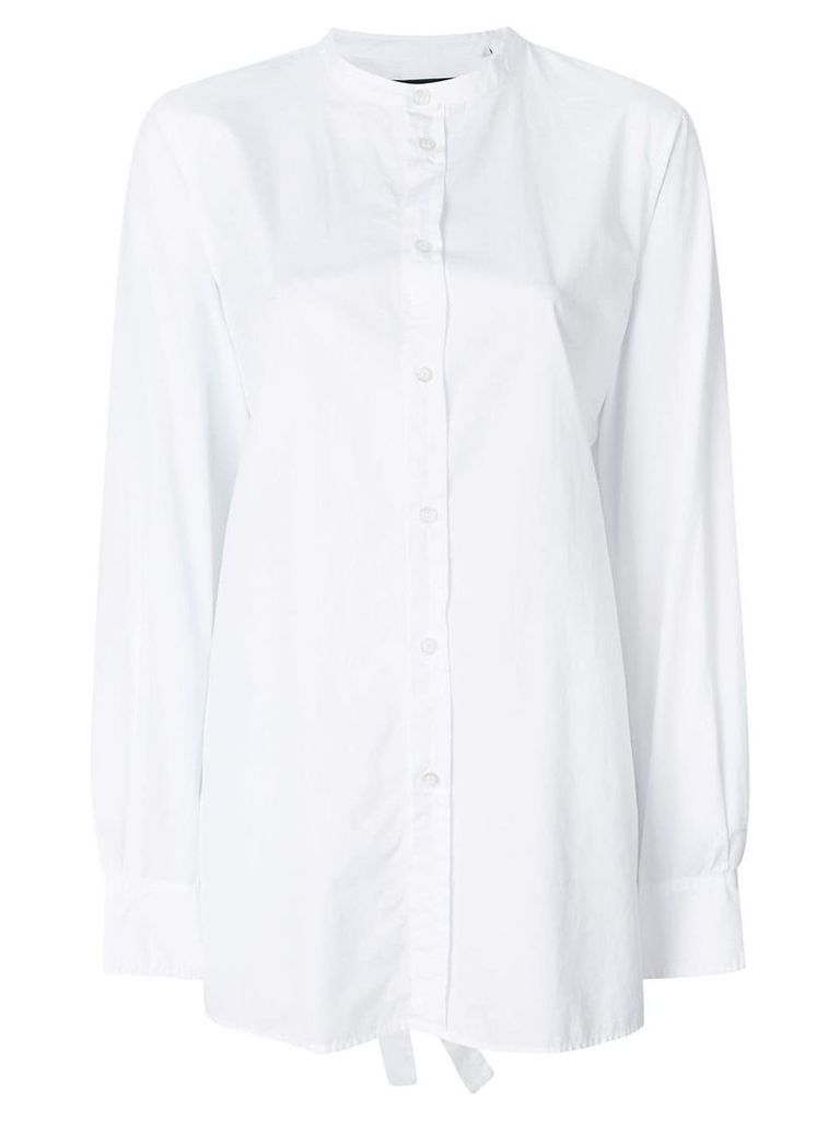 Department 5 asymmetric-hem shirt - White