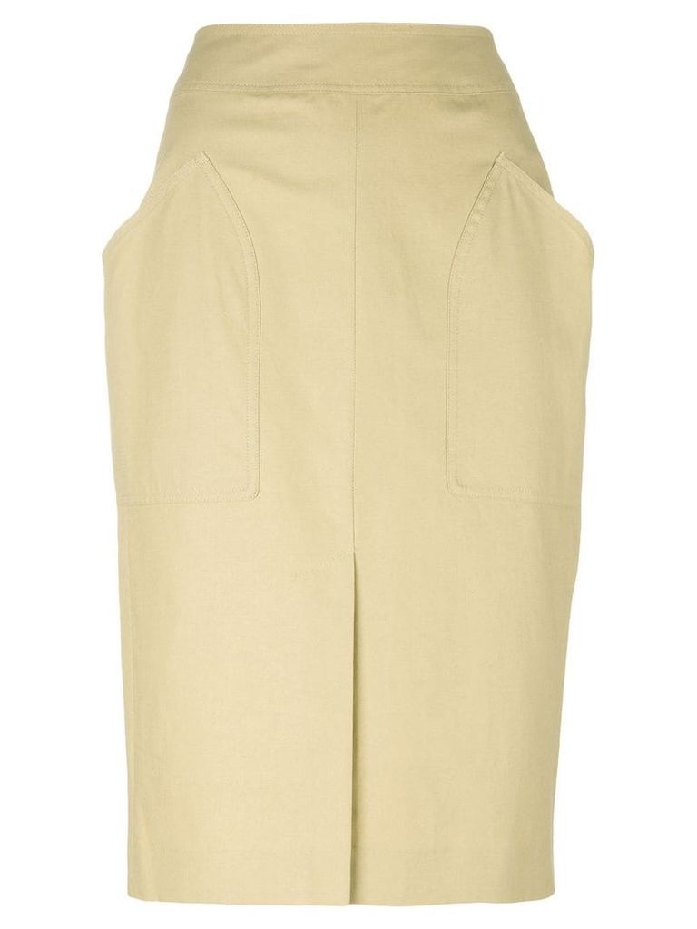 Isabel Marant Stanton patch pocket skirt - Neutrals