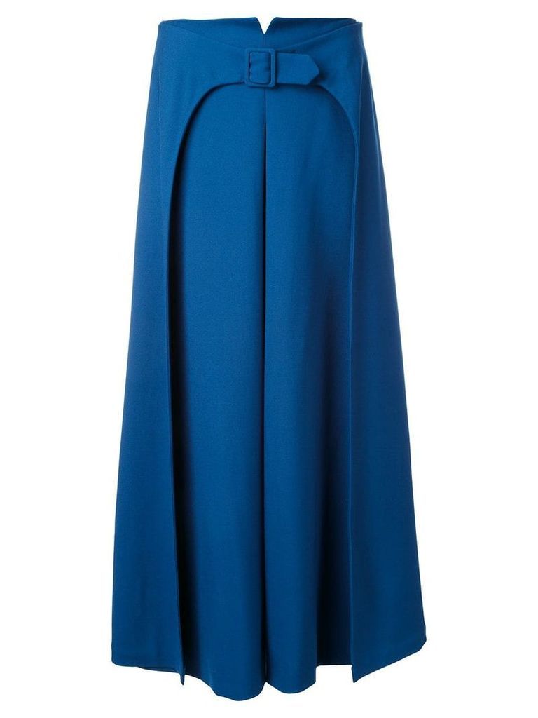 Vilshenko belted a-line skirt - Blue