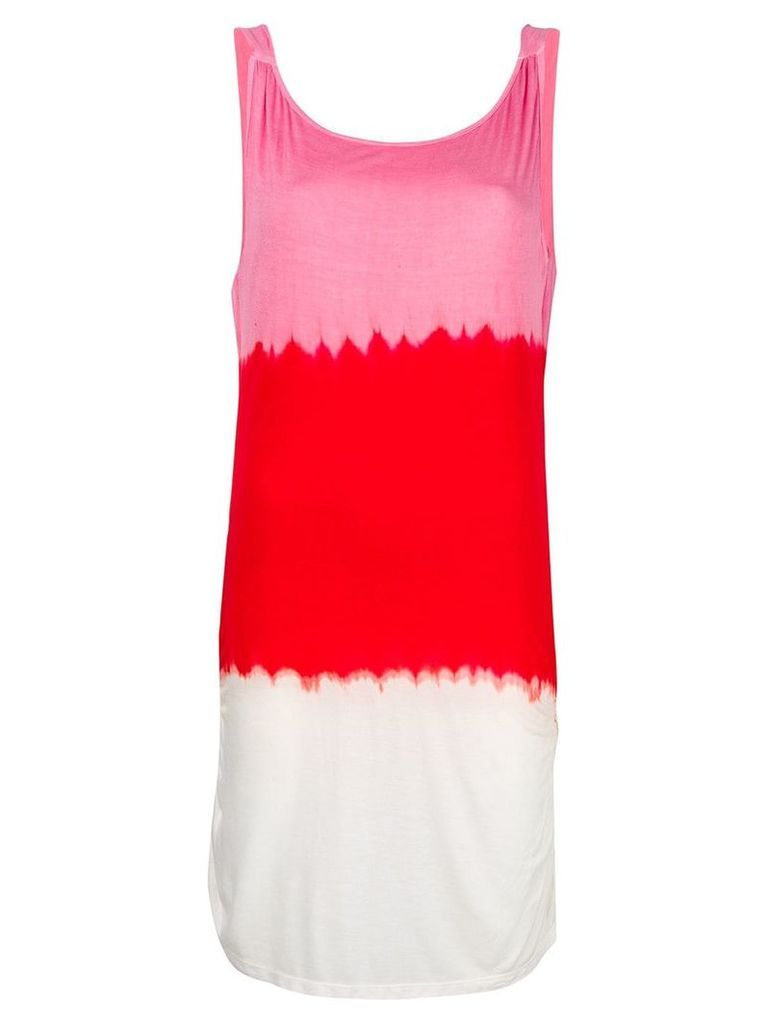Tara Matthews Propriano colour block beach dress - PINK