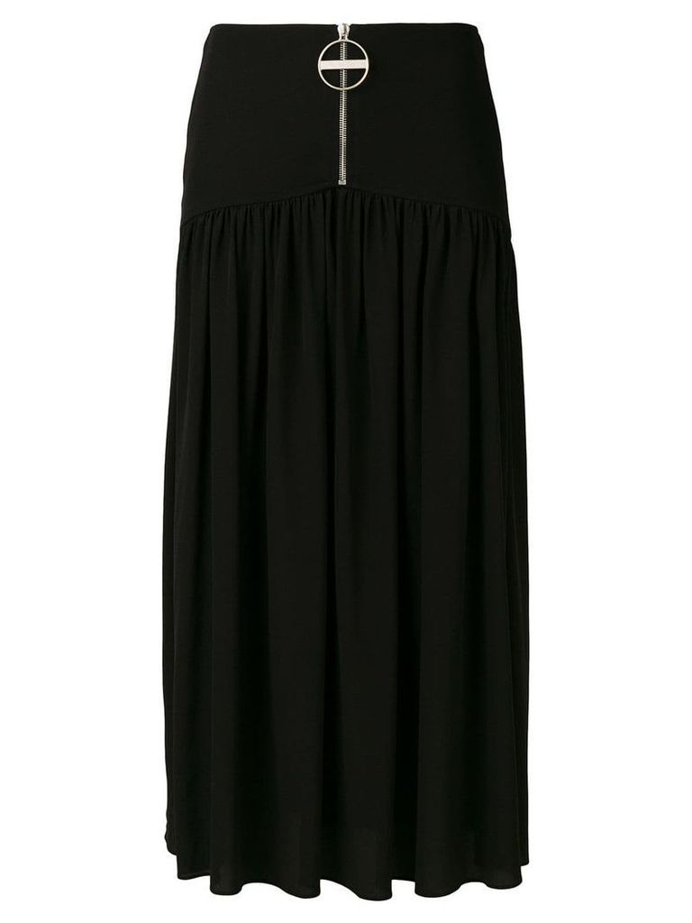 Givenchy front zipped skirt - Black