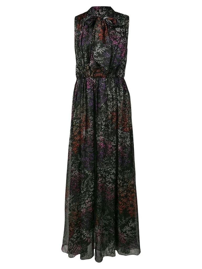 Co floral maxi dress - Black