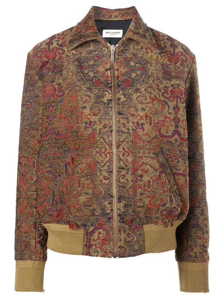 Saint Laurent Marrakech teddy jacket - Brown