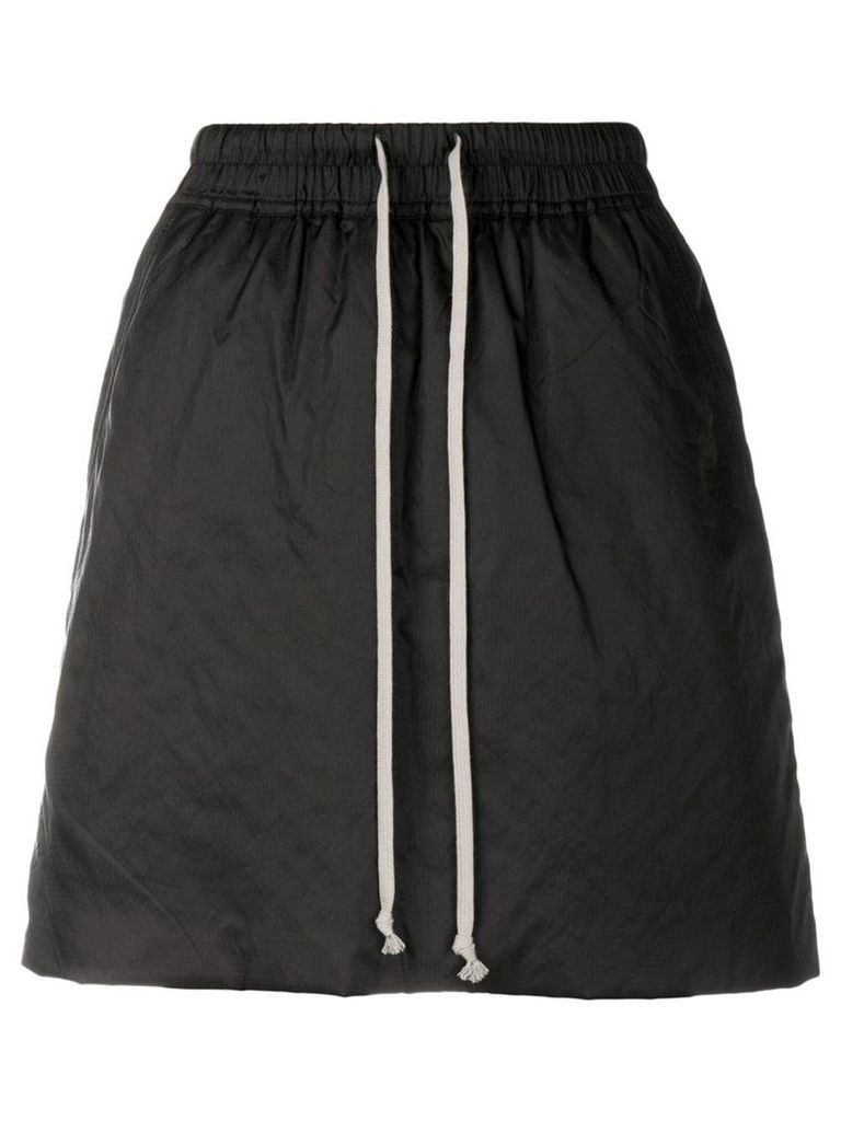 Rick Owens DRKSHDW drawstring skirt - Black
