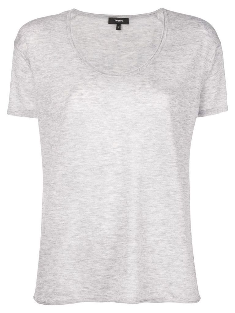 Theory cashmere fine knit top - Grey