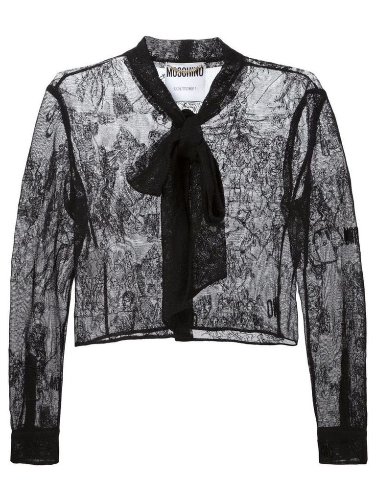 Moschino lace jacket - Black