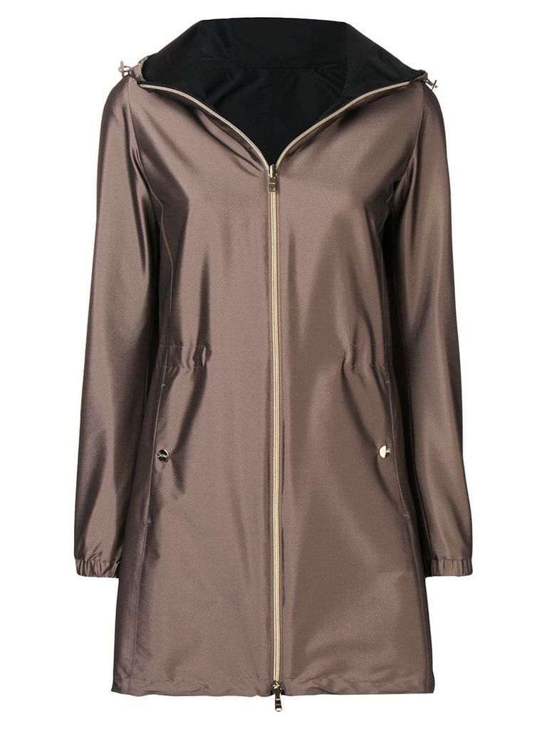 Herno metallic raincoat - Brown