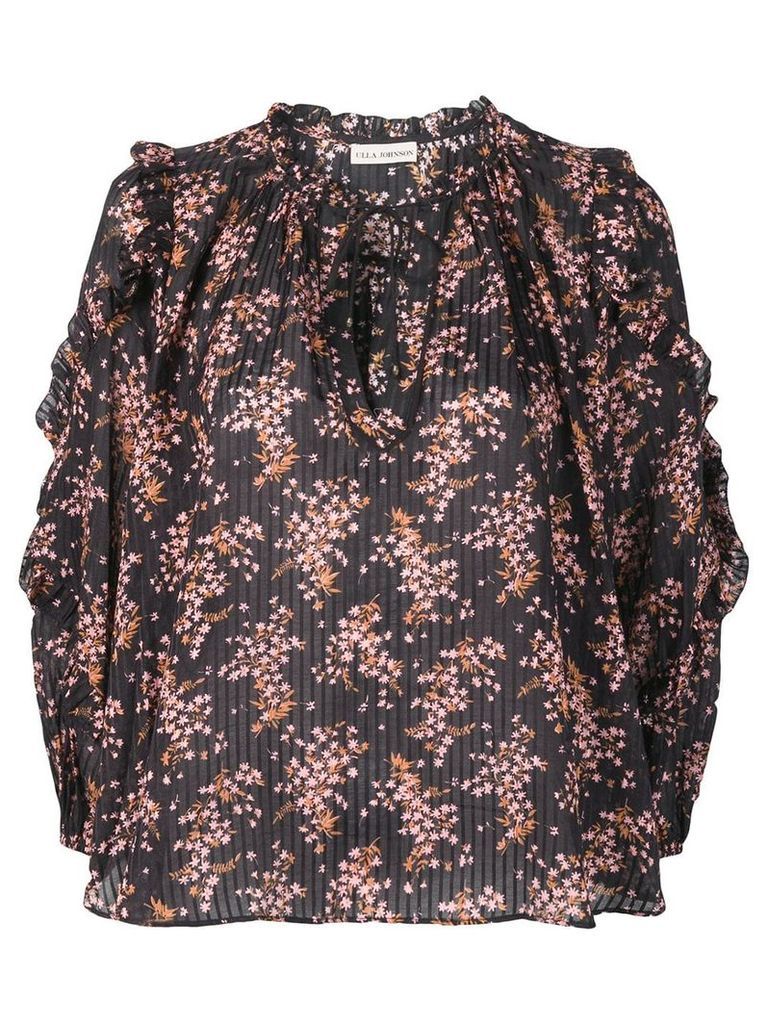 Ulla Johnson floral print blouse - Black