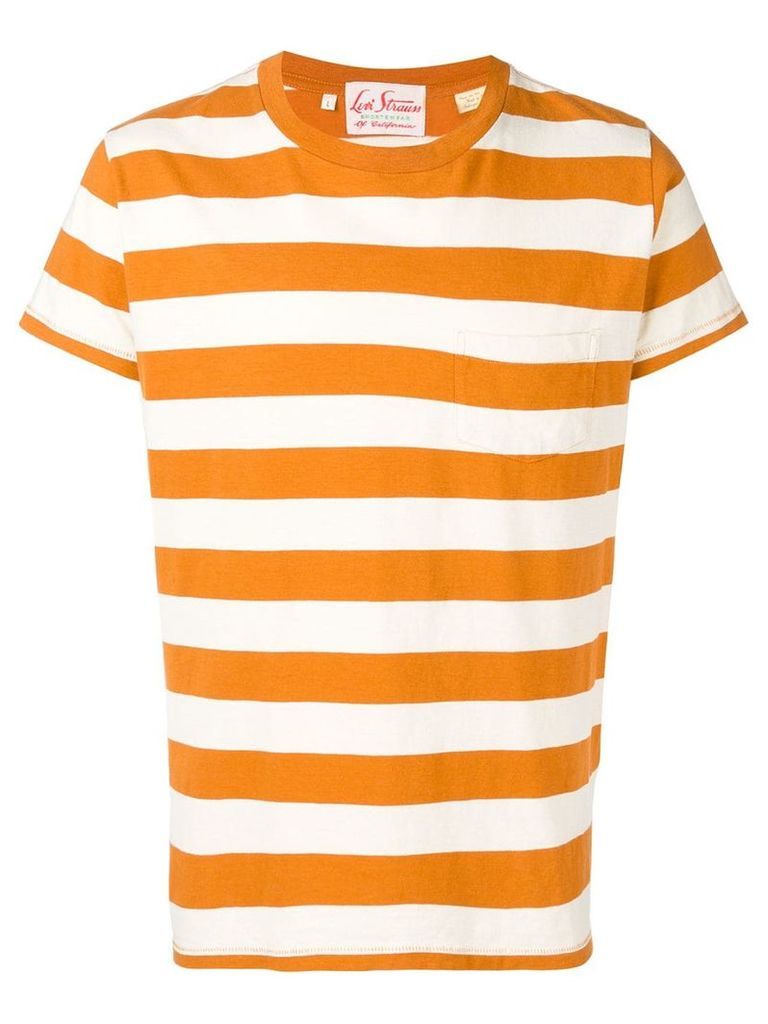 Levi's Vintage Clothing striped pocket T-shirt - Orange