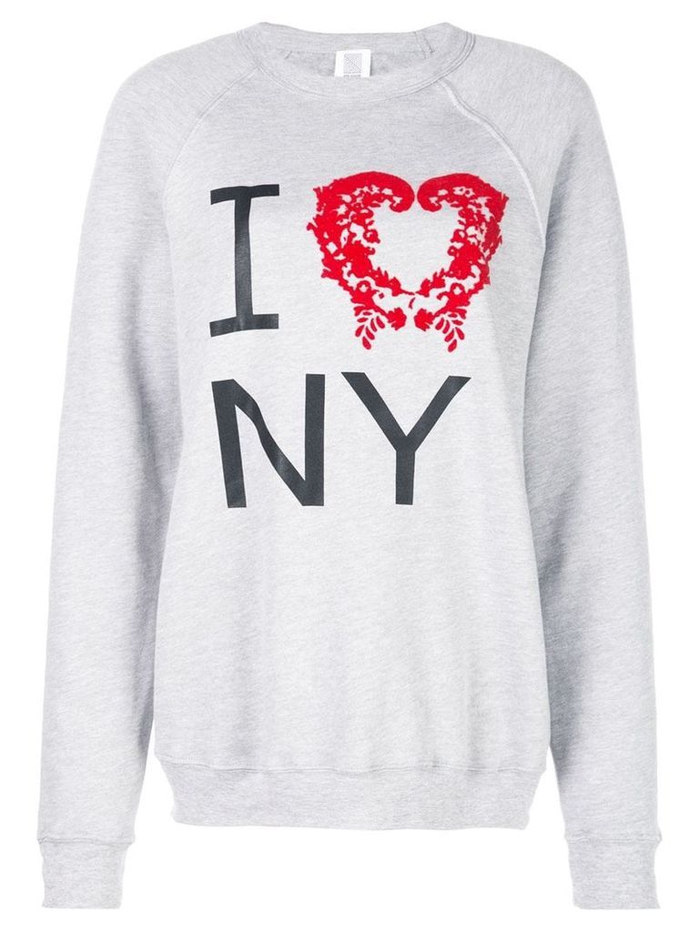Rosie Assoulin I Love NY jumper - Grey