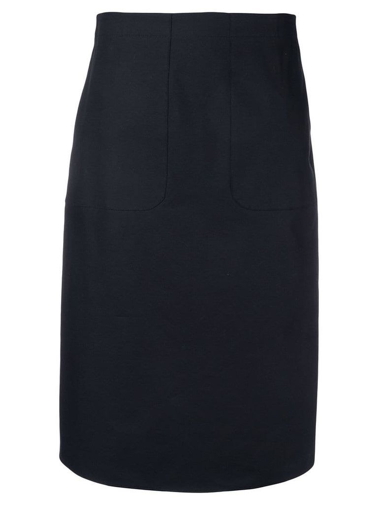 Jil Sander Navy A-line skirt - Blue