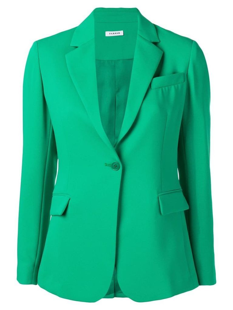 P.A.R.O.S.H. fitted blazer - Green