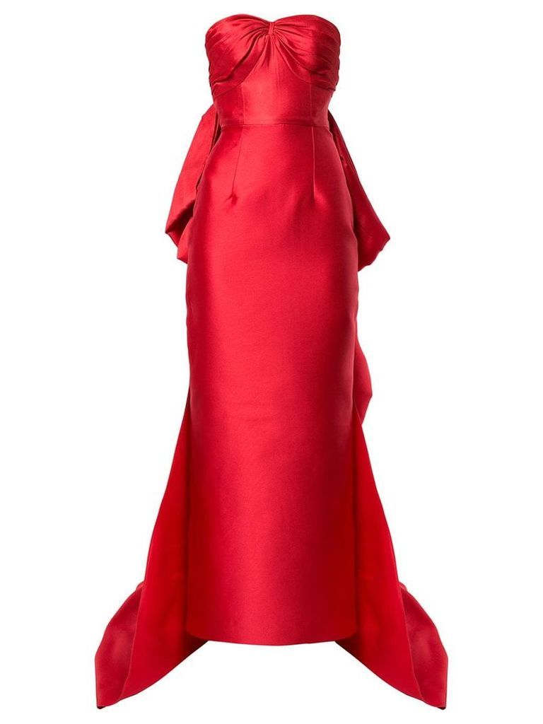Bambah Ruby Pencil gown - Red