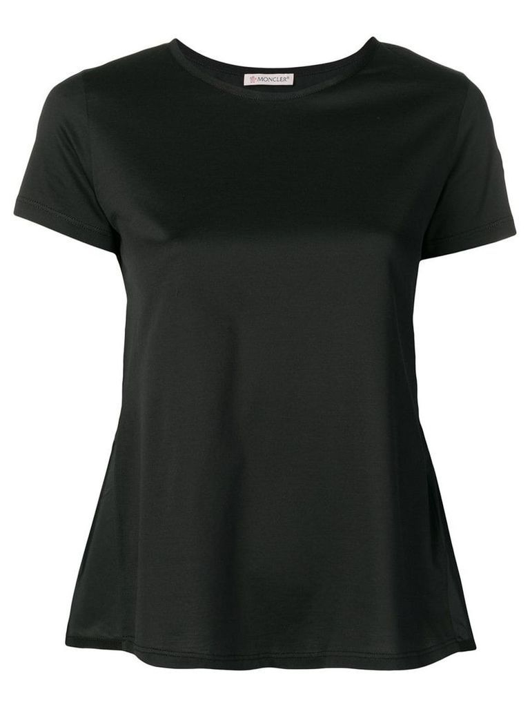 Moncler black peplum T-shirt