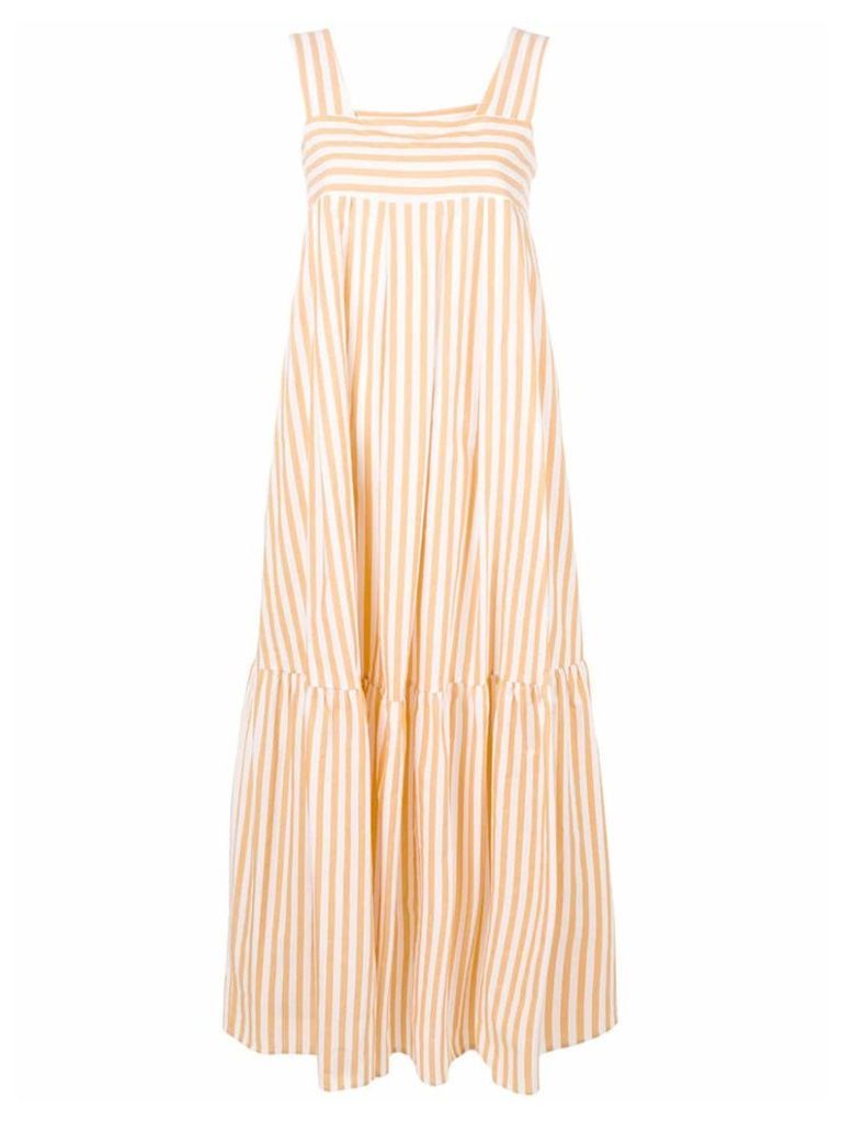 Roberto Collina long striped dress - Yellow