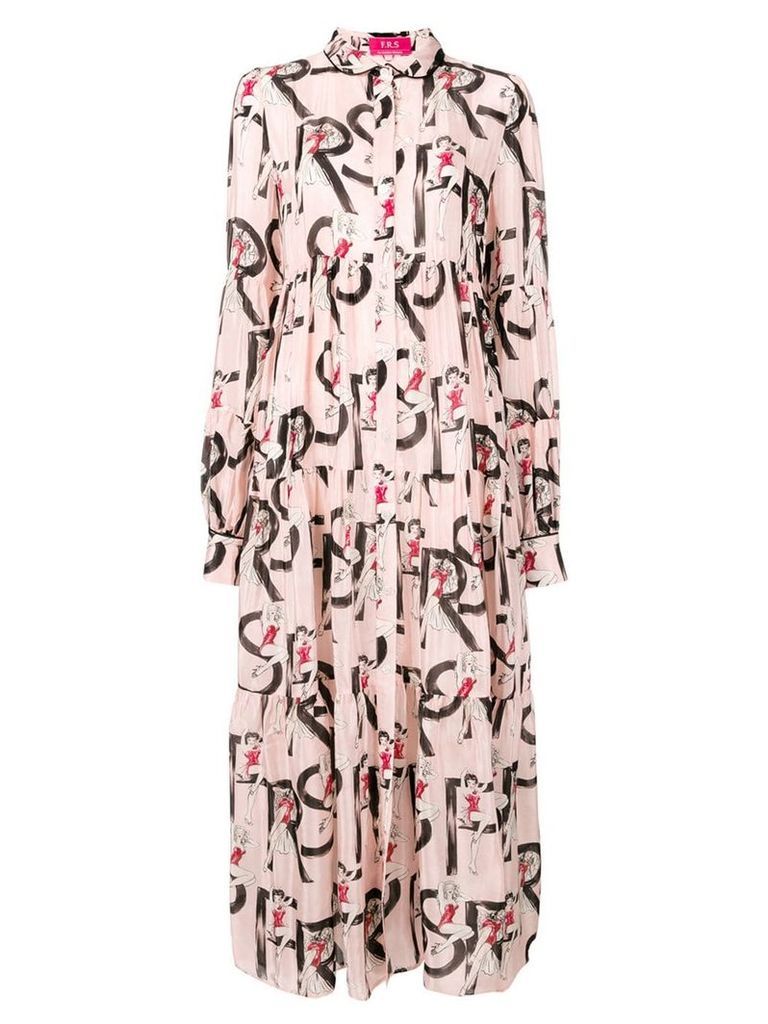 F.R.S For Restless Sleepers printed dress - Pink