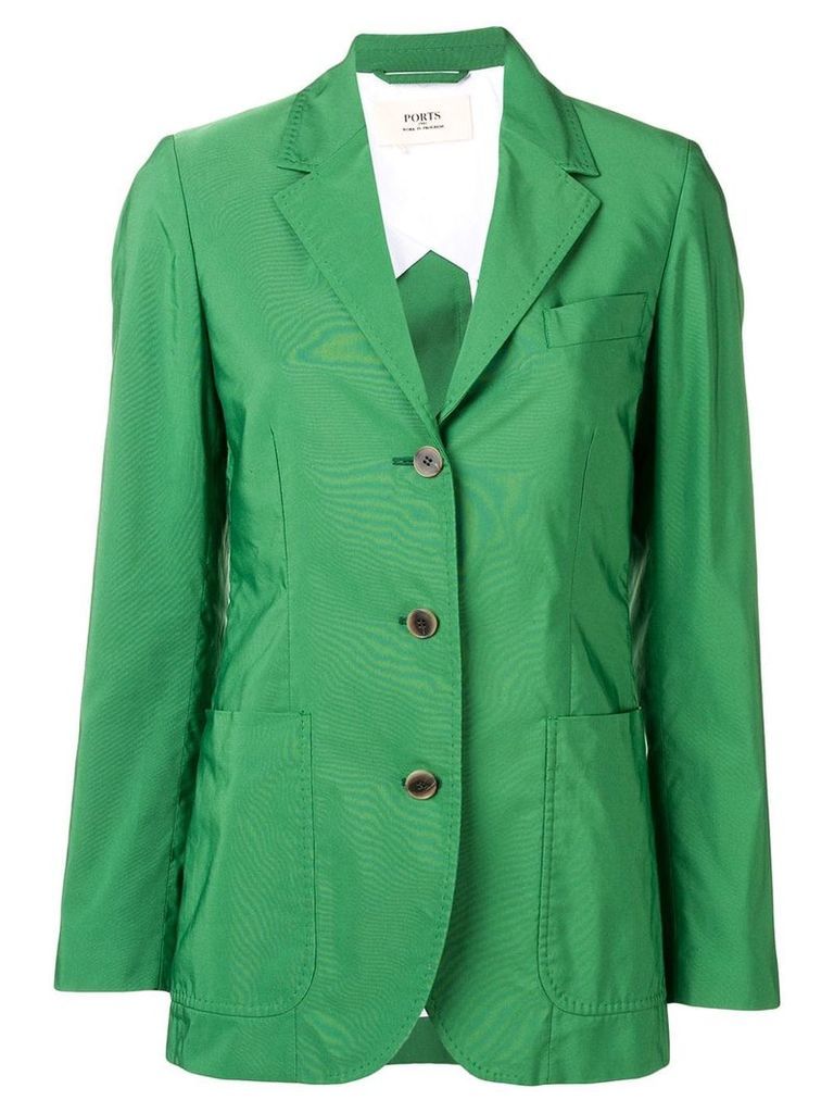 Ports 1961 classic single-breasted blazer - Green