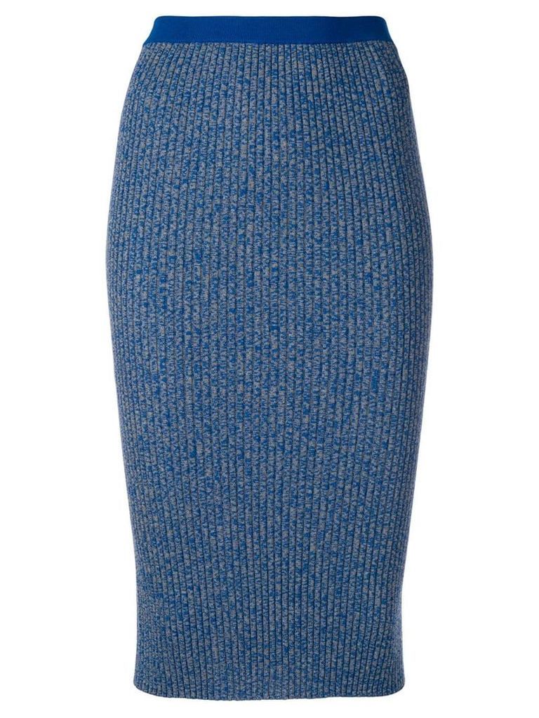 Ports 1961 ribbed pencil skirt - Blue